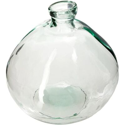 Atmosphera Okrągła waza z recyklingowanego szkła 33 cm - Przezroczysta Atmosphera Okrągła waza z recyklingowanego szkła 33 cm - Przezroczysta