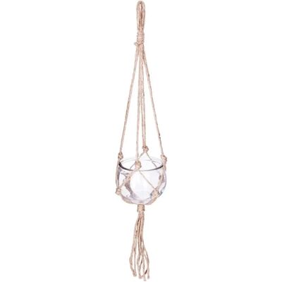 Atmosphera Natürliche Kristall Jute Hängdeko - Ø 10,5 cm Atmosphera Natürliche Kristall Jute Hängdeko - Ø 10,5 cm