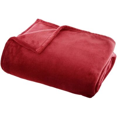 Atmosphera 156047G Couverture Rouge - Accessoire Confortable Intérieur & Extérieur - Publicité Atmosphera 156047G Couverture Rouge - Accessoire Confortable Intérieur & Extérieur - Publicité