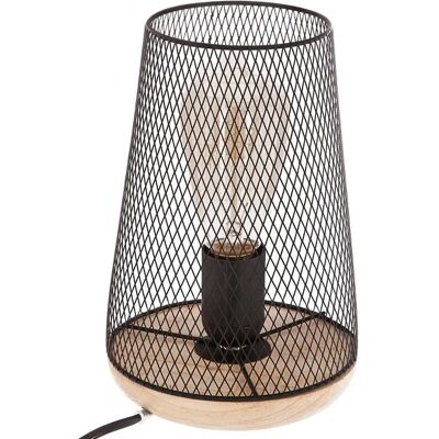 Lampe de table grise Zely Atmosphera - Style industriel Lampe de table grise Zely Atmosphera - Style industriel