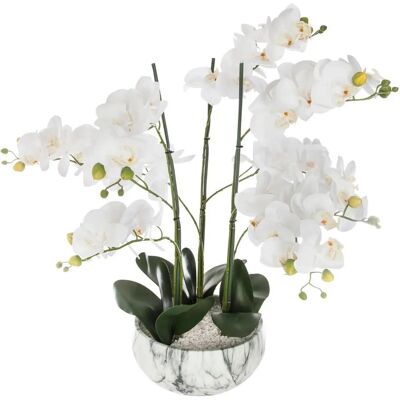 Roślina Sztuczna Atmosphera - Orchidea w Ceglanej Doniczce - Dekoracja Roślina Sztuczna Atmosphera - Orchidea w Ceglanej Doniczce - Dekoracja