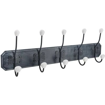 ATMOSPHERA Ruben 5 Ganci - Appendiabiti da parete - Stile retrò ATMOSPHERA Ruben 5 Ganci - Appendiabiti da parete - Stile retrò