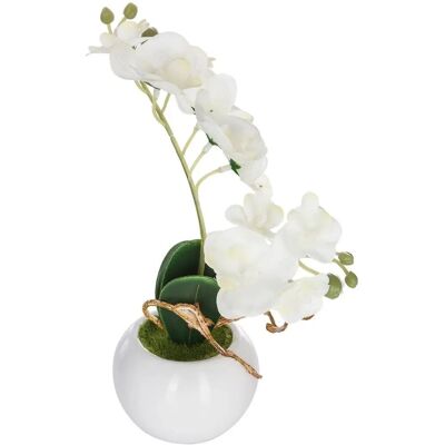 Orchidea artificiale Atmosphera - 25cm, Rosa, Verde - Pianta decorativa Orchidea artificiale Atmosphera - 25cm, Rosa, Verde - Pianta decorativa