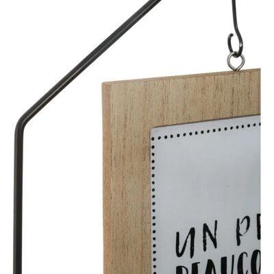 Atmosphera Metall Holz Bilderrahmen - 10x15 cm - Modern Wanddekoration Atmosphera Metall Holz Bilderrahmen - 10x15 cm - Modern Wanddekoration
