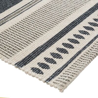 Tappeto in cotone grigio Atmosphera - 60x90cm - Decorazione versatile Tappeto in cotone grigio Atmosphera - 60x90cm - Decorazione versatile
