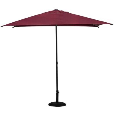 Parasol Hespéride Bordeaux 2,5 x 2,5 m - Publicité Parasol Hespéride Bordeaux 2,5 x 2,5 m - Publicité