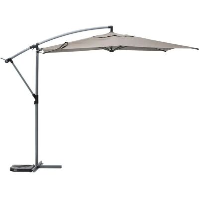 Hespéride Manoa Quadratischer Sonnenschirm - 2,5x2,5m, Taupe, 360° Drehbar Hespéride Manoa Quadratischer Sonnenschirm - 2,5x2,5m, Taupe, 360° Drehbar