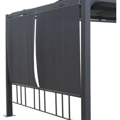Kit 4 stores pour pergola Moai - Hespéride - Publicité Kit 4 stores pour pergola Moai - Hespéride - Publicité