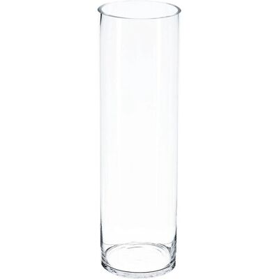 Atmosphera 550724506 Vase - Vase cylindrique en verre transparent pour décoration moderne - Publicité Atmosphera 550724506 Vase - Vase cylindrique en verre transparent pour décoration moderne - Publicité