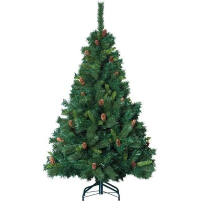 FÉÉRIC LIGHTS AND CHRISTMAS - Dywanik pod choinkę z białym wzorem, 90cm, filc - Zielony FÉÉRIC LIGHTS AND CHRISTMAS - Dywanik pod choinkę z białym wzorem, 90cm, filc - Zielony
