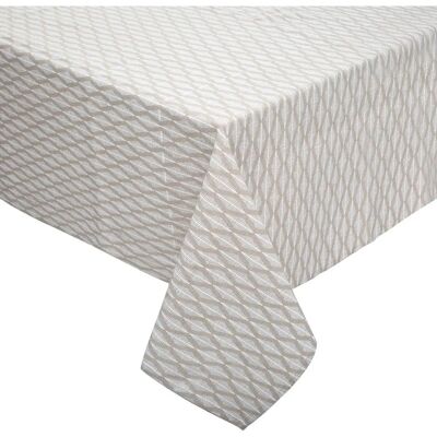 Nappe en coton beige Dune Atmosphera - 150x250cm - Publicité Nappe en coton beige Dune Atmosphera - 150x250cm - Publicité