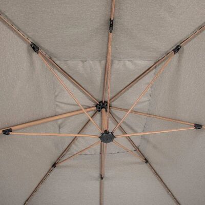 Hespéride Taupe - 3x3m Rechteckiger Sonnenschirmbezug Hespéride Taupe - 3x3m Rechteckiger Sonnenschirmbezug