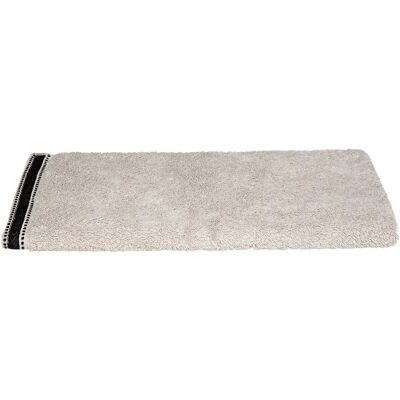 Serviette de bain beige en coton et lin 5five Premium - Serviette de bain - Publicité Serviette de bain beige en coton et lin 5five Premium - Serviette de bain - Publicité