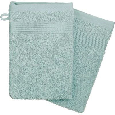 Set di Guanti da Bagno Atmosphera - Cotone spesso, Blu, 15x21cm Set di Guanti da Bagno Atmosphera - Cotone spesso, Blu, 15x21cm