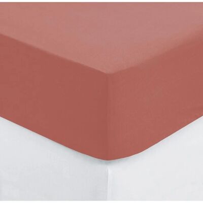 Drap-housse Atmosphera - Coton - Rose - H30cm - 90x190cm - Publicité Drap-housse Atmosphera - Coton - Rose - H30cm - 90x190cm - Publicité