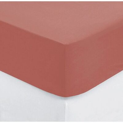Drap-housse en coton Atmosphera - Rose blush - Taille queen - Publicité Drap-housse en coton Atmosphera - Rose blush - Taille queen - Publicité
