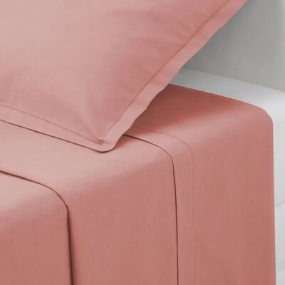 Drap en coton Atmosphera - 240x290 cm - Rose Blush - Literie - Publicité Drap en coton Atmosphera - 240x290 cm - Rose Blush - Literie - Publicité
