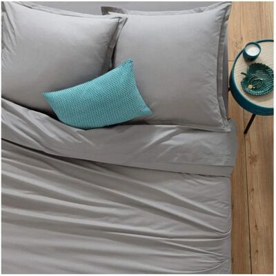 Atmosphera Bettbezug aus Baumwolle 240x220cm - Blau Atmosphera Bettbezug aus Baumwolle 240x220cm - Blau