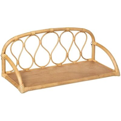 Atmosphera Kids Wandregal - Rattan Beige 57cm Atmosphera Kids Wandregal - Rattan Beige 57cm