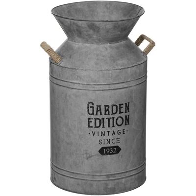 Atmosphera Modell 179289 Vintage Metallblumentopf - 26,9x30,5x48cm Atmosphera Modell 179289 Vintage Metallblumentopf - 26,9x30,5x48cm