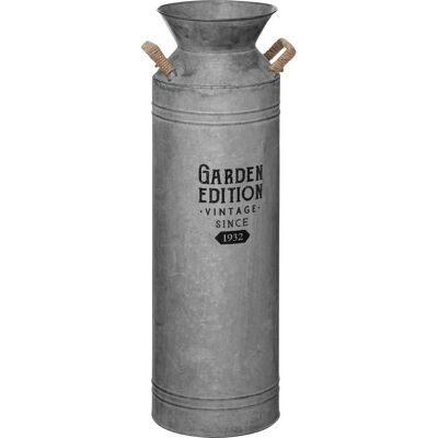 Pot à lait Atmosphera - Métal vintage gris - 62cm - Publicité Pot à lait Atmosphera - Métal vintage gris - 62cm - Publicité