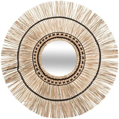 Miroir mural beige Atmosphera 179430 - Publicité Miroir mural beige Atmosphera 179430 - Publicité