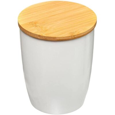 5five Tarro de cerámica con tapa de bambú - Storage Jar 5five Tarro de cerámica con tapa de bambú - Storage Jar