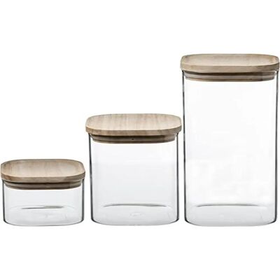 Stabelbare Gennemsigtige Glas - Secret de Gourmet Stabelbare Gennemsigtige Glas - Secret de Gourmet