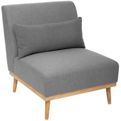 Fauteuil Atmosphera Andria - Style Scandinave, Large Assise, Pieds en Bois - Publicité Fauteuil Atmosphera Andria - Style Scandinave, Large Assise, Pieds en Bois - Publicité