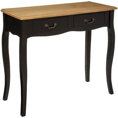 Console Atmosphera Chrysa Noir - Design Barocco - 87cm Console Atmosphera Chrysa Noir - Design Barocco - 87cm