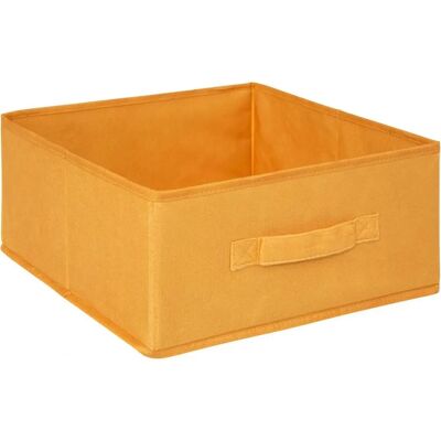 5FIVE - Panier en velours - 31x15cm Jaune - Organisateur de rangement - Publicité 5FIVE - Panier en velours - 31x15cm Jaune - Organisateur de rangement - Publicité