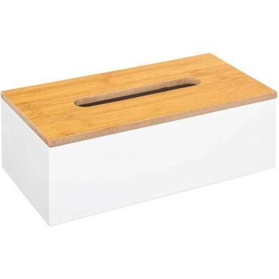 Brand 5FIVE White Modern Tissue Box Brand 5FIVE White Modern Tissue Box