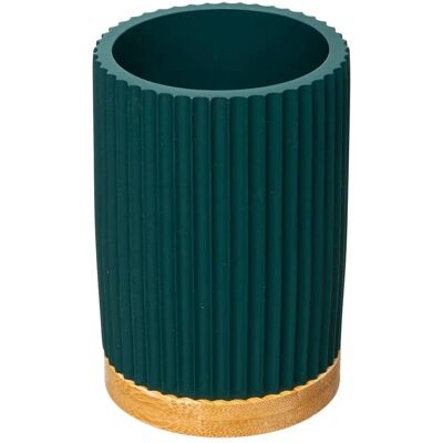 Porta escova de dentes 5five - Verde esmeralda - Acessório de banheiro Porta escova de dentes 5five - Verde esmeralda - Acessório de banheiro