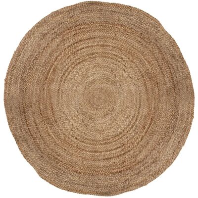 Tapis rond en jute naturel Atmosphera - Style bohème rustique - Publicité Tapis rond en jute naturel Atmosphera - Style bohème rustique - Publicité