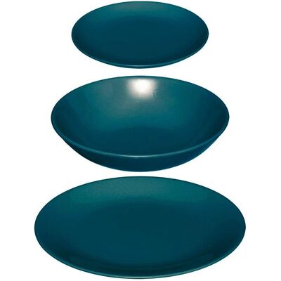 Secret de Gourmet Keramik Blau 18-teiliges Geschirrset Secret de Gourmet Keramik Blau 18-teiliges Geschirrset