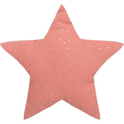 Atmosphera Kindersternkissen - 40x40 cm - Baumwolle - Rosa Terrakotta - Unisex Atmosphera Kindersternkissen - 40x40 cm - Baumwolle - Rosa Terrakotta - Unisex