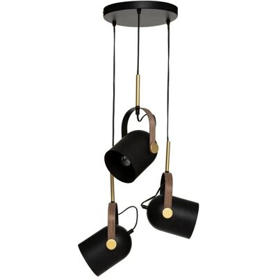 Suspension Triptyque Atmosphera - Style Industriel, Hauteur Ajustable - Publicité Suspension Triptyque Atmosphera - Style Industriel, Hauteur Ajustable - Publicité