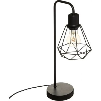 Lampe noire en métal Flave Atmosphera - Design minimaliste - E27 - 46cm - Publicité Lampe noire en métal Flave Atmosphera - Design minimaliste - E27 - 46cm - Publicité