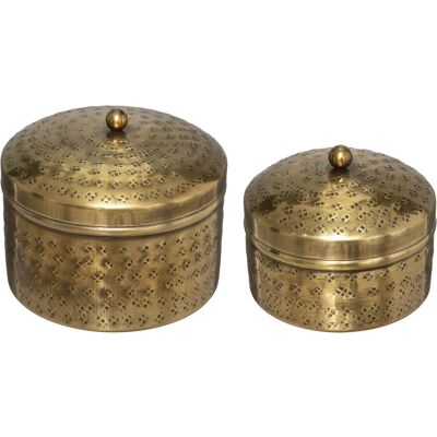 Atmosphera Gold Oasis Schmuckkästchen - Organizer für Ohrringe, Ringe & Ketten Atmosphera Gold Oasis Schmuckkästchen - Organizer für Ohrringe, Ringe & Ketten