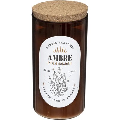 Bougie en cire Atmosphera 164856C - Parfum ambre - 55h de combustion - Publicité Bougie en cire Atmosphera 164856C - Parfum ambre - 55h de combustion - Publicité