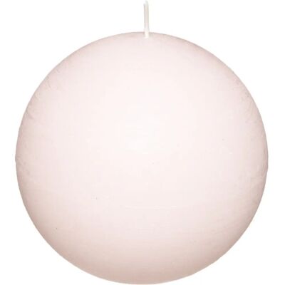 Bougie en cire Atmosphera 103134G - design rustique ronde - rose - 45h - Publicité Bougie en cire Atmosphera 103134G - design rustique ronde - rose - 45h - Publicité