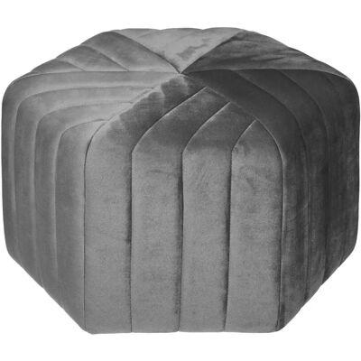 Pouf en velours Atmosphera 179143A - Mobilier pour petits espaces - Publicité Pouf en velours Atmosphera 179143A - Mobilier pour petits espaces - Publicité