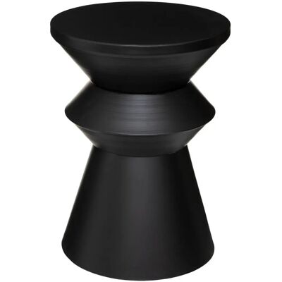 Atmosphera Sohan Metall Couchtisch - Modern, Schwarz, 36x48,5cm - Beistelltisch Atmosphera Sohan Metall Couchtisch - Modern, Schwarz, 36x48,5cm - Beistelltisch