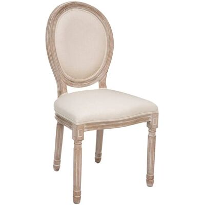 Atmosphera Cleon Beige Stuhl - Vintage Design Atmosphera Cleon Beige Stuhl - Vintage Design