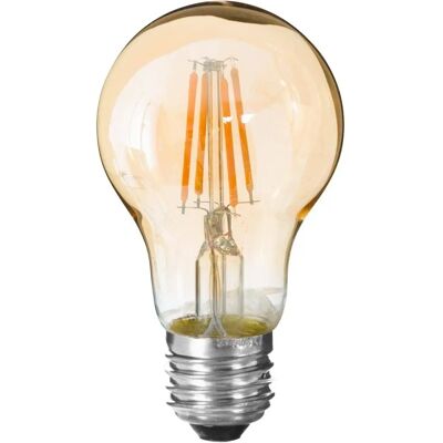 Lampadina LED Ambra Atmosphera A60 - Stile Retrò, 2W, E27 Lampadina LED Ambra Atmosphera A60 - Stile Retrò, 2W, E27