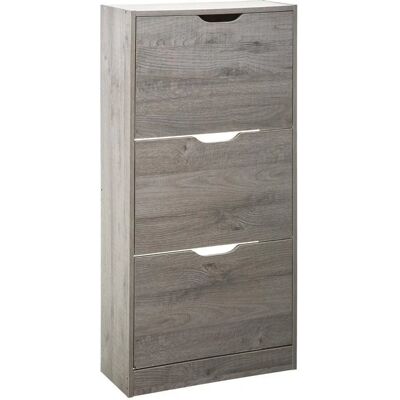 5five Schuhregal Hellgrau Holz - Schuhregal - 115 x 60 x 24 cm 5five Schuhregal Hellgrau Holz - Schuhregal - 115 x 60 x 24 cm