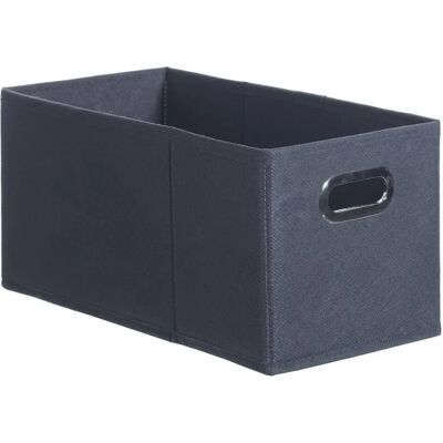 5FIVE - Scatola di tessuto 15x31cm Grigio antracite - Contenitore 5FIVE - Scatola di tessuto 15x31cm Grigio antracite - Contenitore