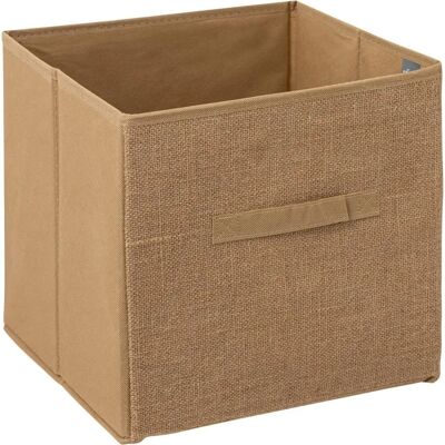 Cesto di Juta 5Five - Pieghevole 31x31cm - Resistente & Elegante - Cesto per la Conservazione Cesto di Juta 5Five - Pieghevole 31x31cm - Resistente & Elegante - Cesto per la Conservazione