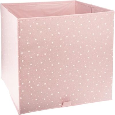 Atmosphera Modèle 83477 Rose - Boîte de rangement - 29x29x29 cm - Publicité Atmosphera Modèle 83477 Rose - Boîte de rangement - 29x29x29 cm - Publicité