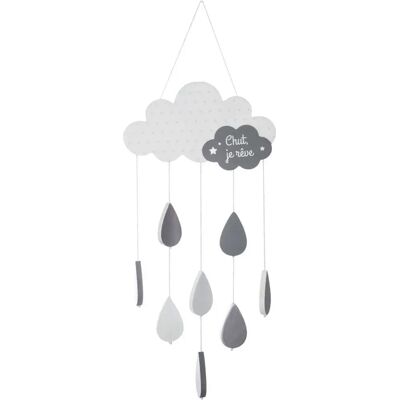 Décoration suspendue pour chambre d'enfant nuage gris - Atmosphera - Publicité Décoration suspendue pour chambre d'enfant nuage gris - Atmosphera - Publicité